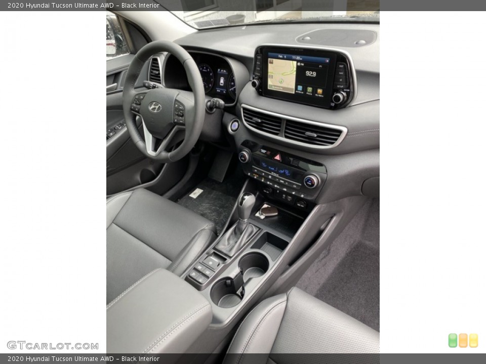 Black Interior Dashboard for the 2020 Hyundai Tucson Ultimate AWD #137118789