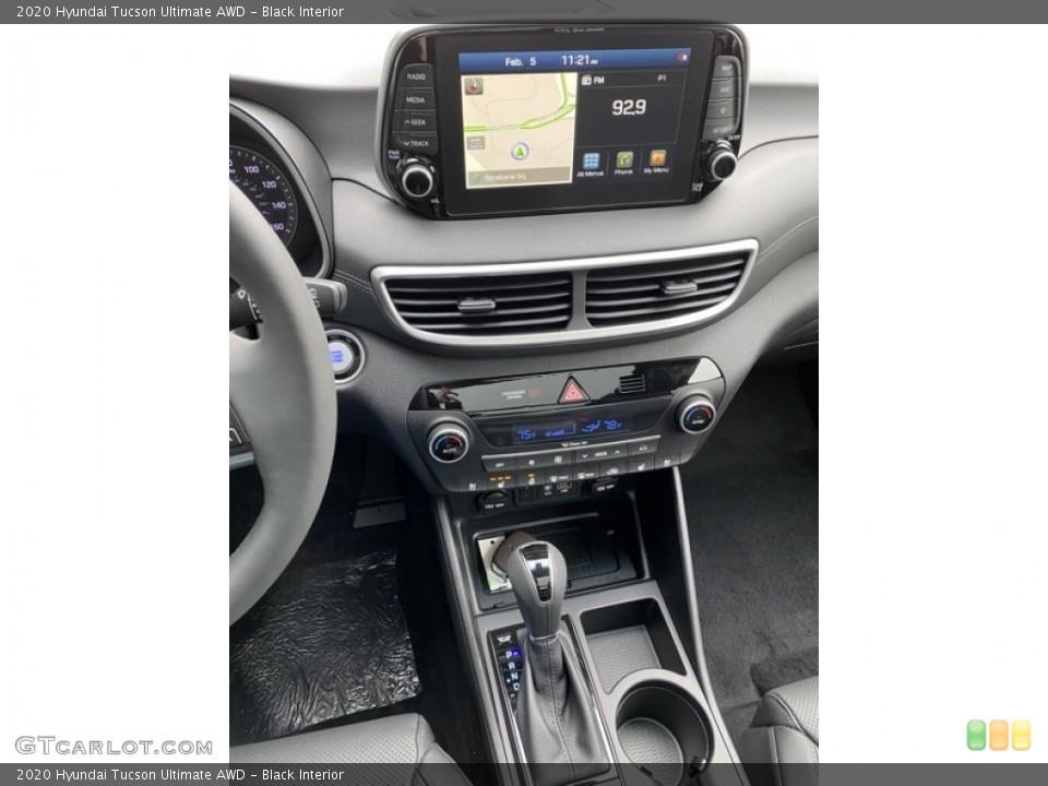 Black Interior Controls for the 2020 Hyundai Tucson Ultimate AWD #137118867