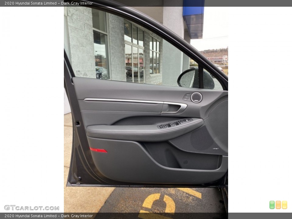 Dark Gray Interior Door Panel for the 2020 Hyundai Sonata Limited #137119272