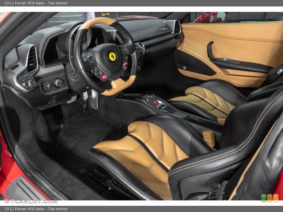 Tan Interior Front Seat for the 2011 Ferrari 458 Italia #137119524