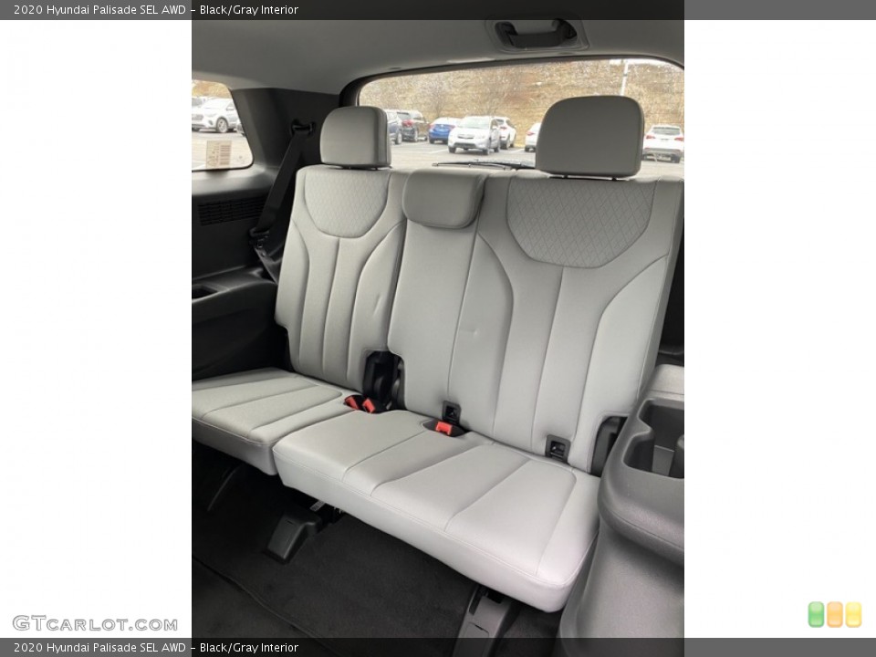 Black/Gray Interior Rear Seat for the 2020 Hyundai Palisade SEL AWD #137120304