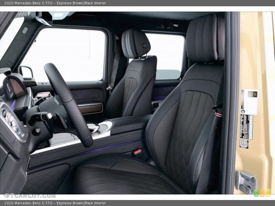 Espresso Brown/Black Interior Photo for the 2020 Mercedes-Benz G 550 #137120994