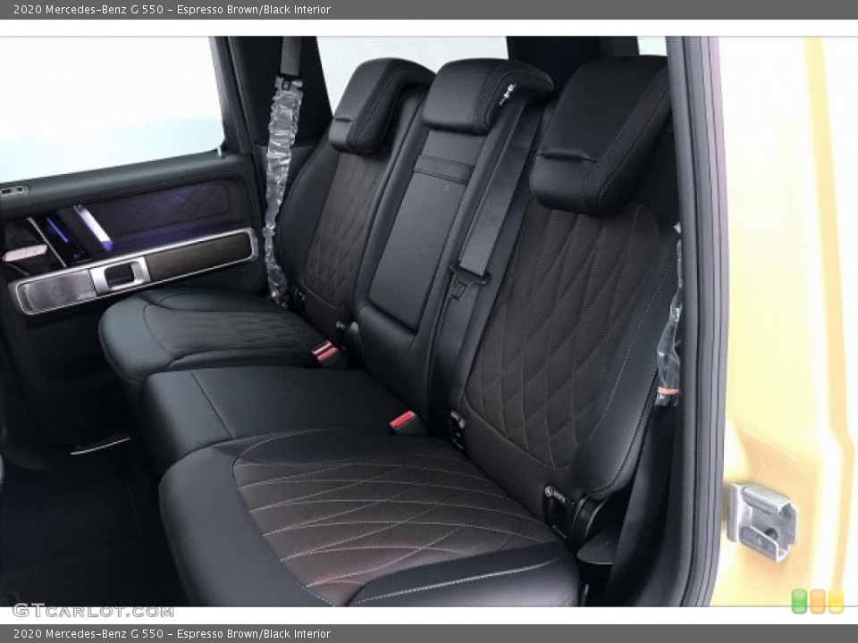 Espresso Brown/Black Interior Rear Seat for the 2020 Mercedes-Benz G 550 #137121012