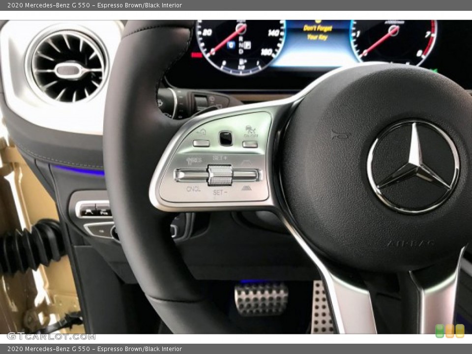Espresso Brown/Black Interior Steering Wheel for the 2020 Mercedes-Benz G 550 #137121078