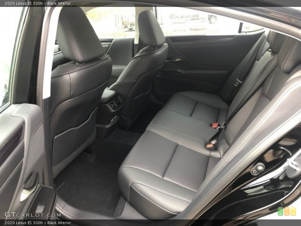 Black Interior Rear Seat for the 2020 Lexus ES 300h #137121171