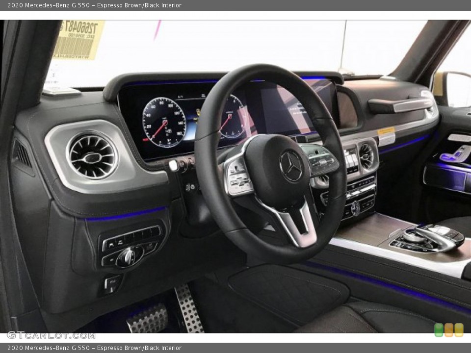 Espresso Brown/Black Interior Steering Wheel for the 2020 Mercedes-Benz G 550 #137121180