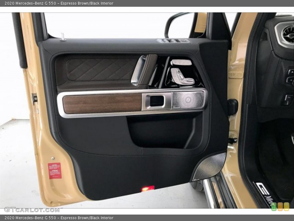 Espresso Brown/Black Interior Door Panel for the 2020 Mercedes-Benz G 550 #137121240