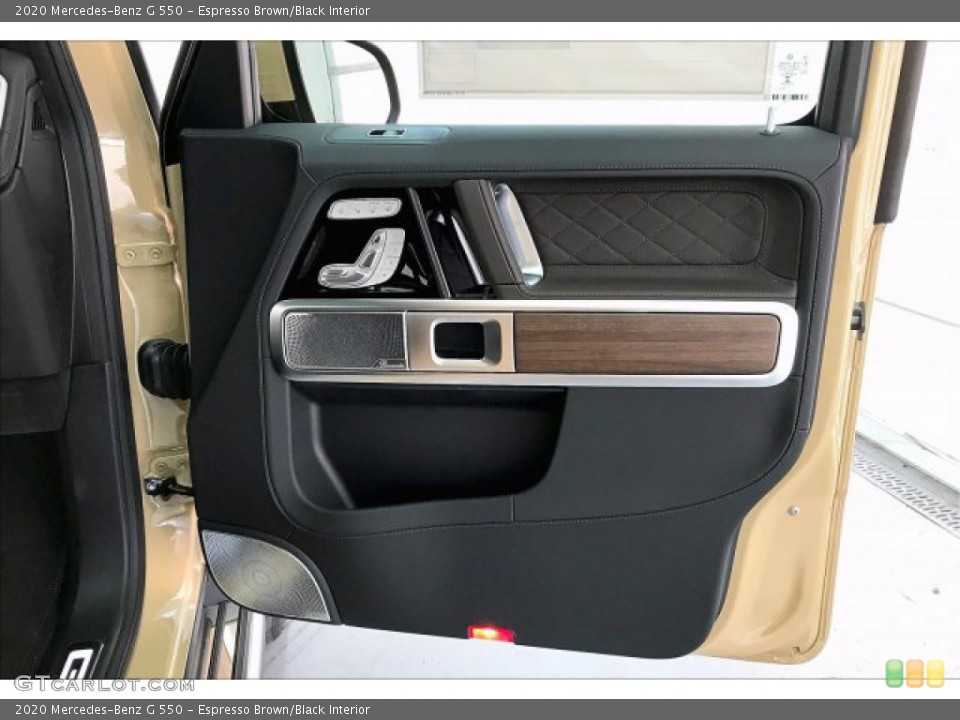 Espresso Brown/Black Interior Door Panel for the 2020 Mercedes-Benz G 550 #137121351