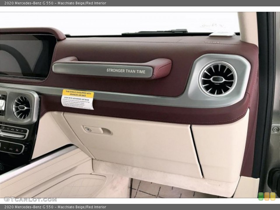 Macchiato Beige/Red Interior Dashboard for the 2020 Mercedes-Benz G 550 #137122056