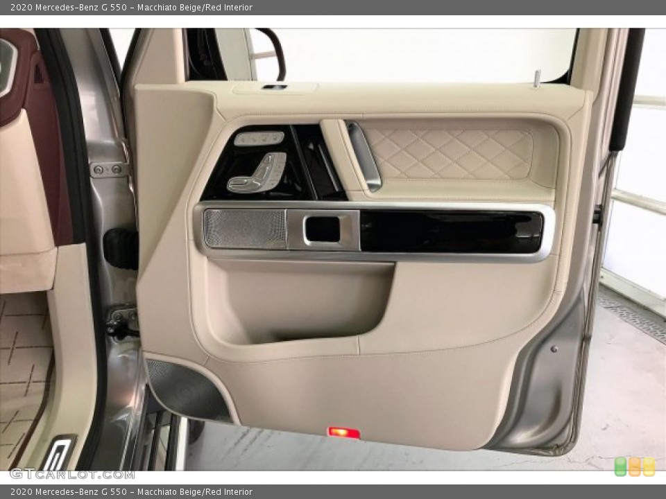 Macchiato Beige/Red Interior Door Panel for the 2020 Mercedes-Benz G 550 #137122104