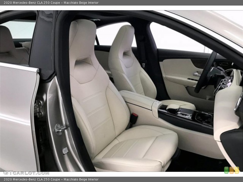 Macchiato Beige Interior Front Seat for the 2020 Mercedes-Benz CLA 250 Coupe #137123625