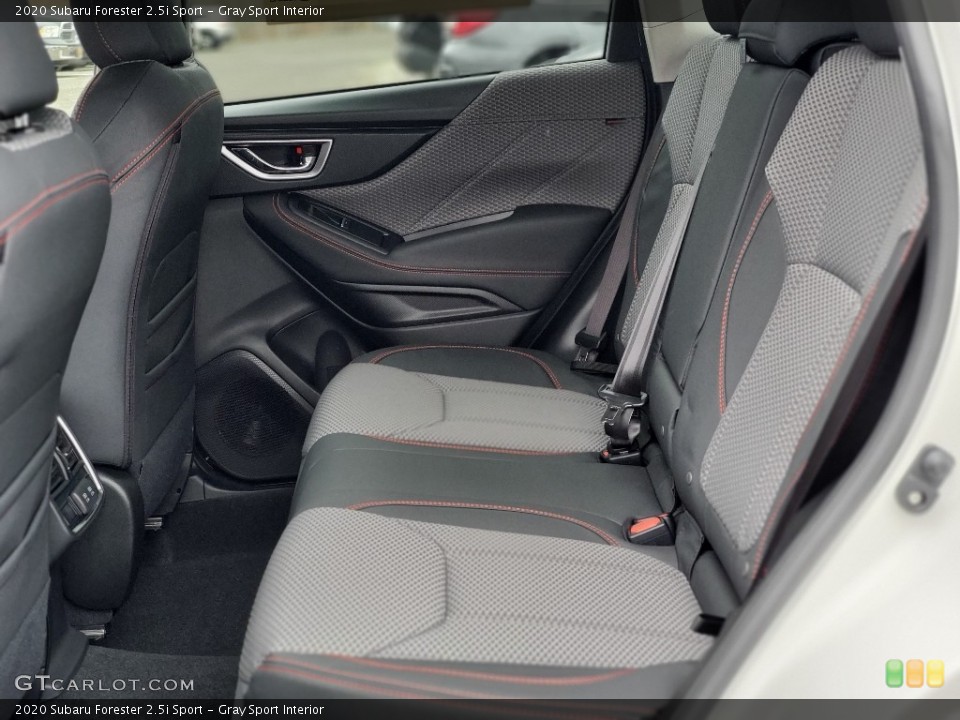 Gray Sport Interior Rear Seat for the 2020 Subaru Forester 2.5i Sport #137124048