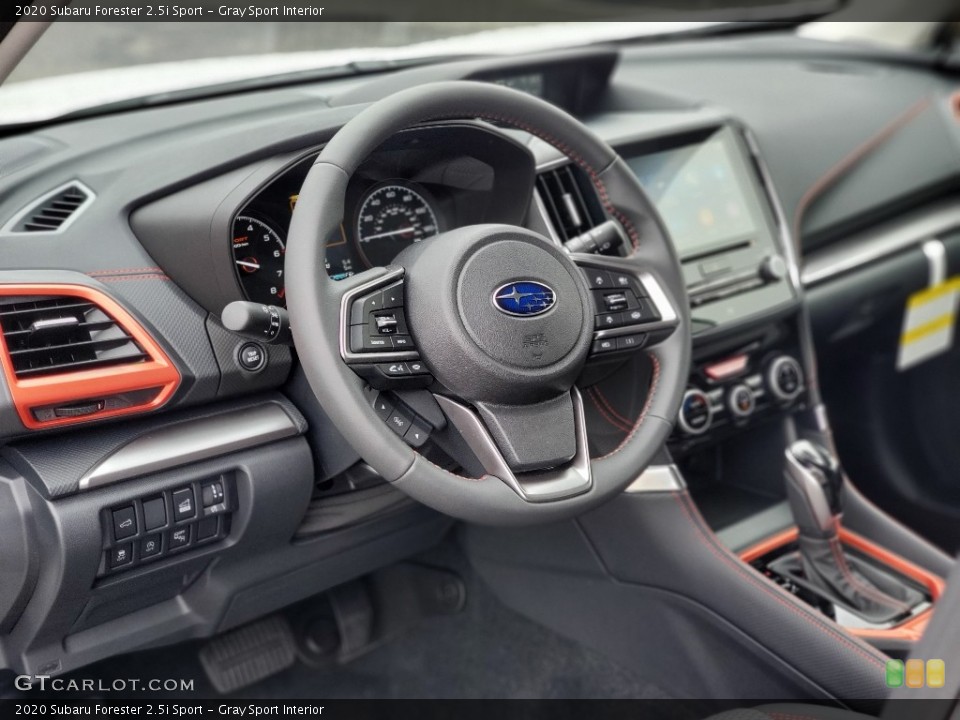Gray Sport Interior Dashboard for the 2020 Subaru Forester 2.5i Sport #137124060