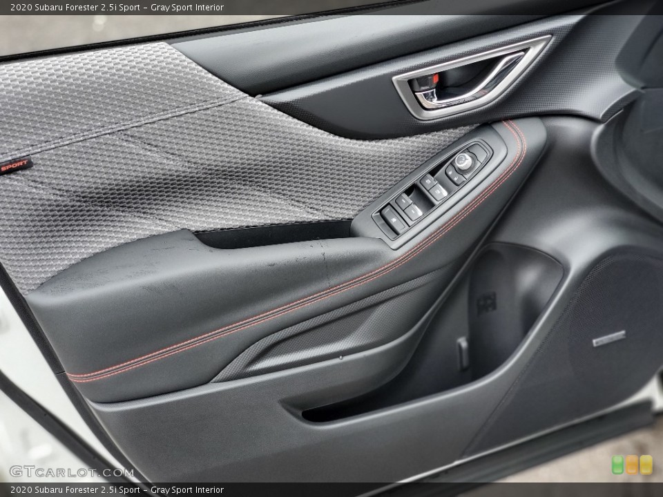 Gray Sport Interior Door Panel for the 2020 Subaru Forester 2.5i Sport #137124069