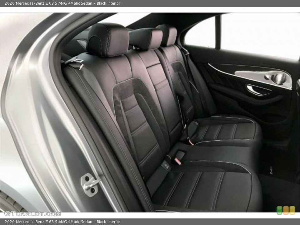 Black Interior Rear Seat for the 2020 Mercedes-Benz E 63 S AMG 4Matic Sedan #137124196