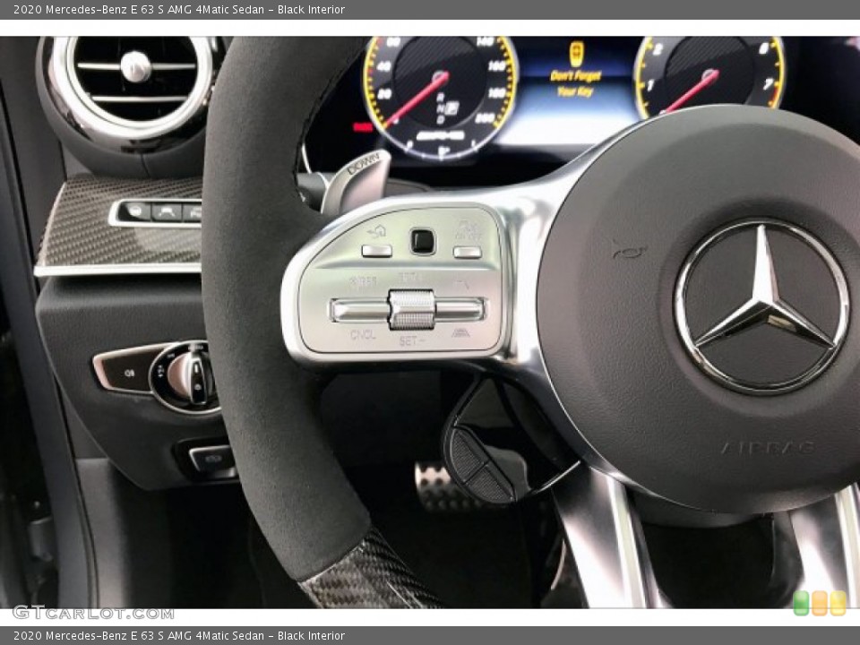 Black Interior Steering Wheel for the 2020 Mercedes-Benz E 63 S AMG 4Matic Sedan #137124237