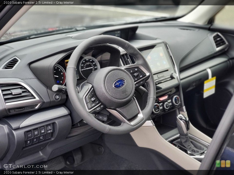 Gray Interior Dashboard for the 2020 Subaru Forester 2.5i Limited #137124288