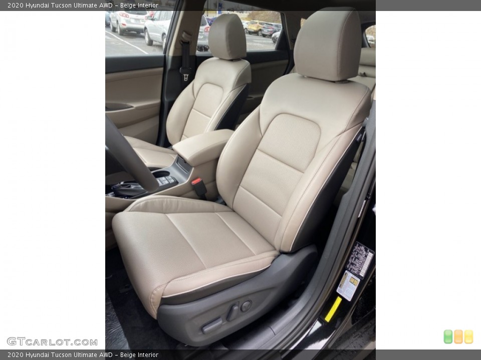 Beige Interior Front Seat for the 2020 Hyundai Tucson Ultimate AWD #137124741