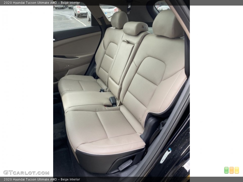 Beige Interior Rear Seat for the 2020 Hyundai Tucson Ultimate AWD #137124777