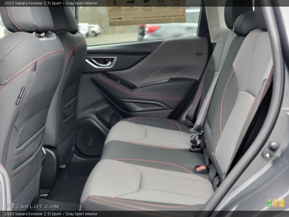 Gray Sport Interior Rear Seat for the 2020 Subaru Forester 2.5i Sport #137124792