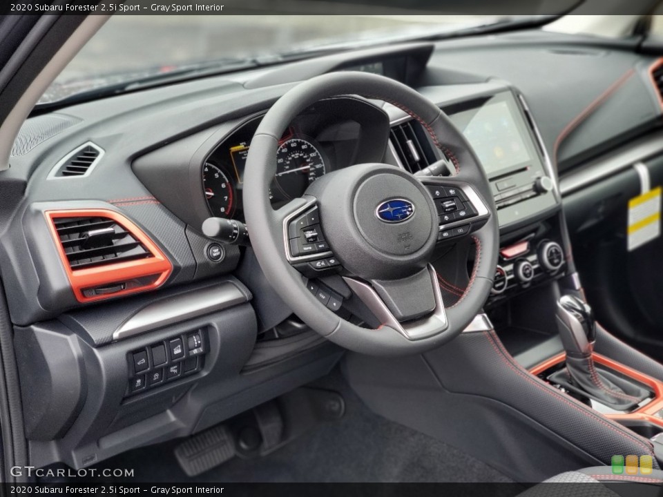 Gray Sport Interior Dashboard for the 2020 Subaru Forester 2.5i Sport #137124804