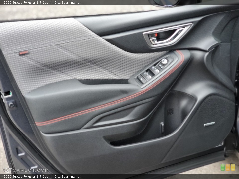 Gray Sport Interior Door Panel for the 2020 Subaru Forester 2.5i Sport #137124813