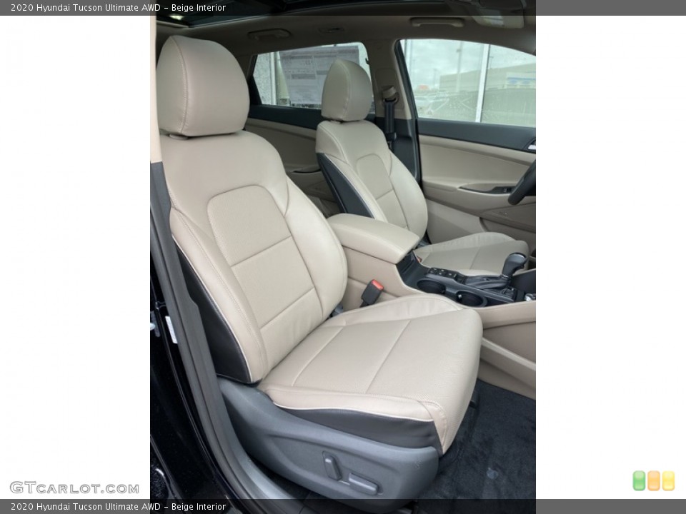 Beige Interior Front Seat for the 2020 Hyundai Tucson Ultimate AWD #137124822