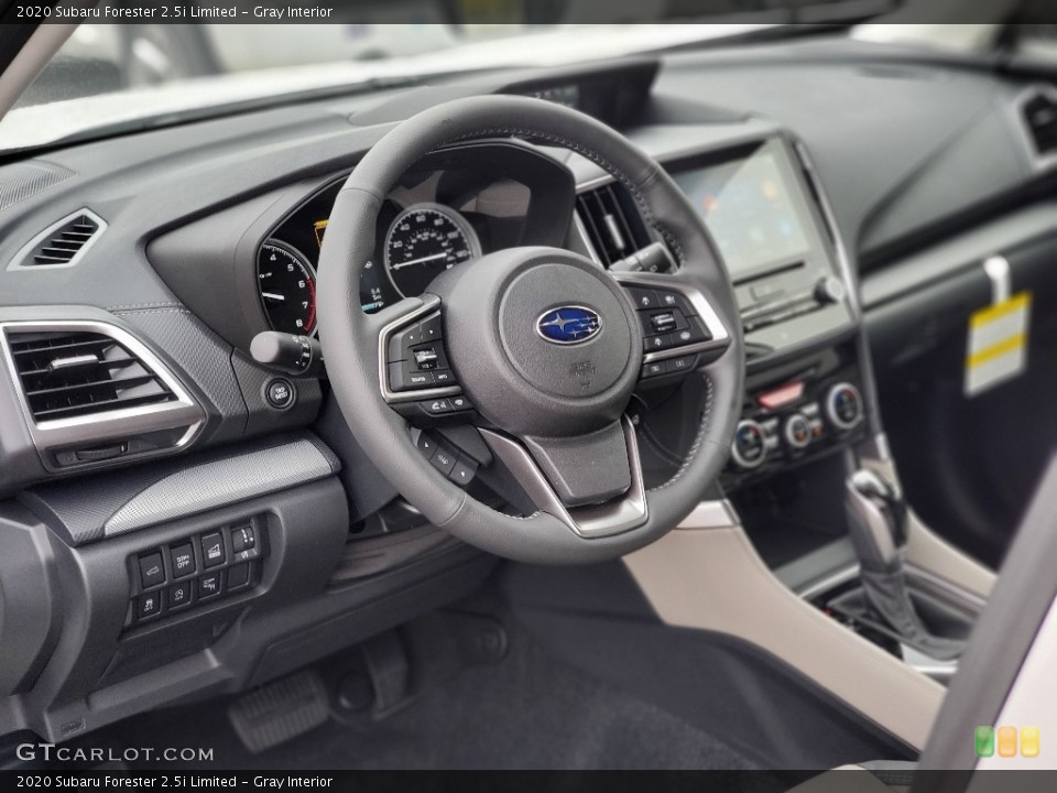 Gray Interior Dashboard for the 2020 Subaru Forester 2.5i Limited #137124946