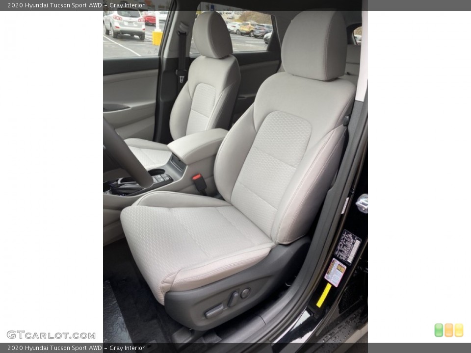 Gray Interior Front Seat for the 2020 Hyundai Tucson Sport AWD #137125224