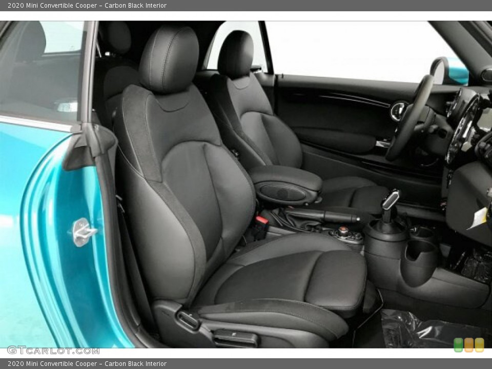 Carbon Black Interior Front Seat for the 2020 Mini Convertible Cooper #137131160