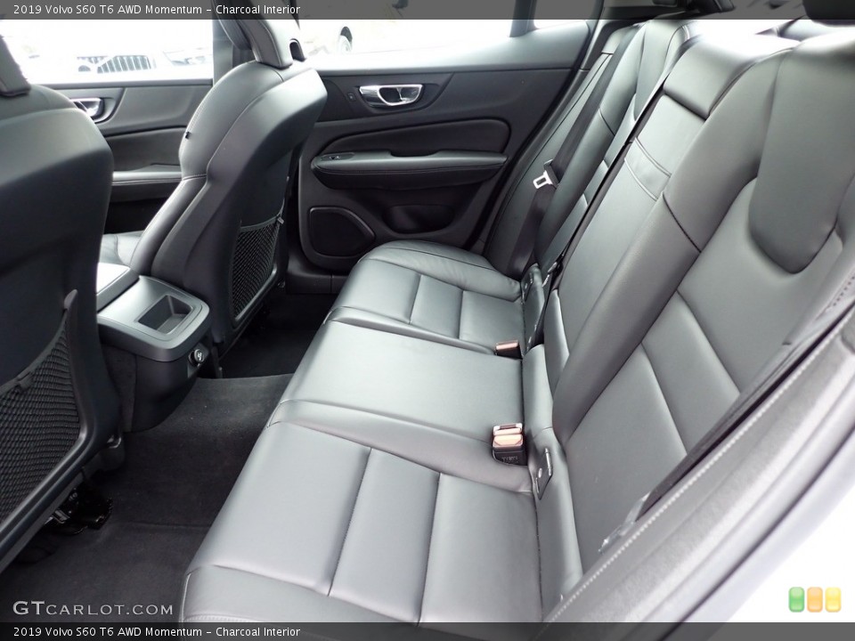 Charcoal Interior Rear Seat for the 2019 Volvo S60 T6 AWD Momentum #137132042
