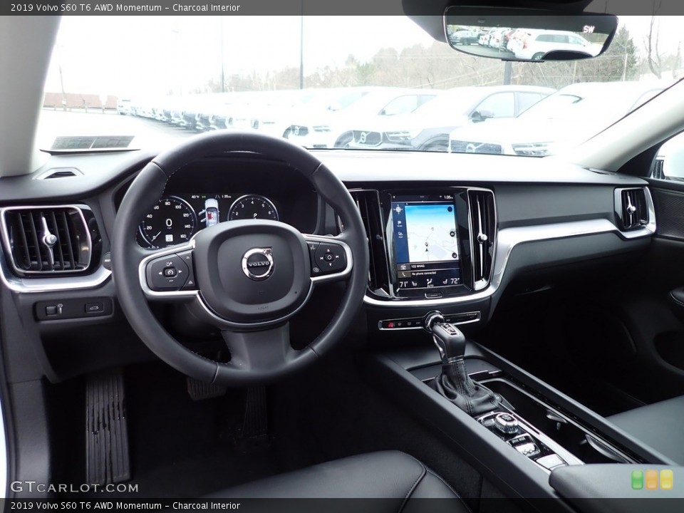 Charcoal Interior Front Seat for the 2019 Volvo S60 T6 AWD Momentum #137132069