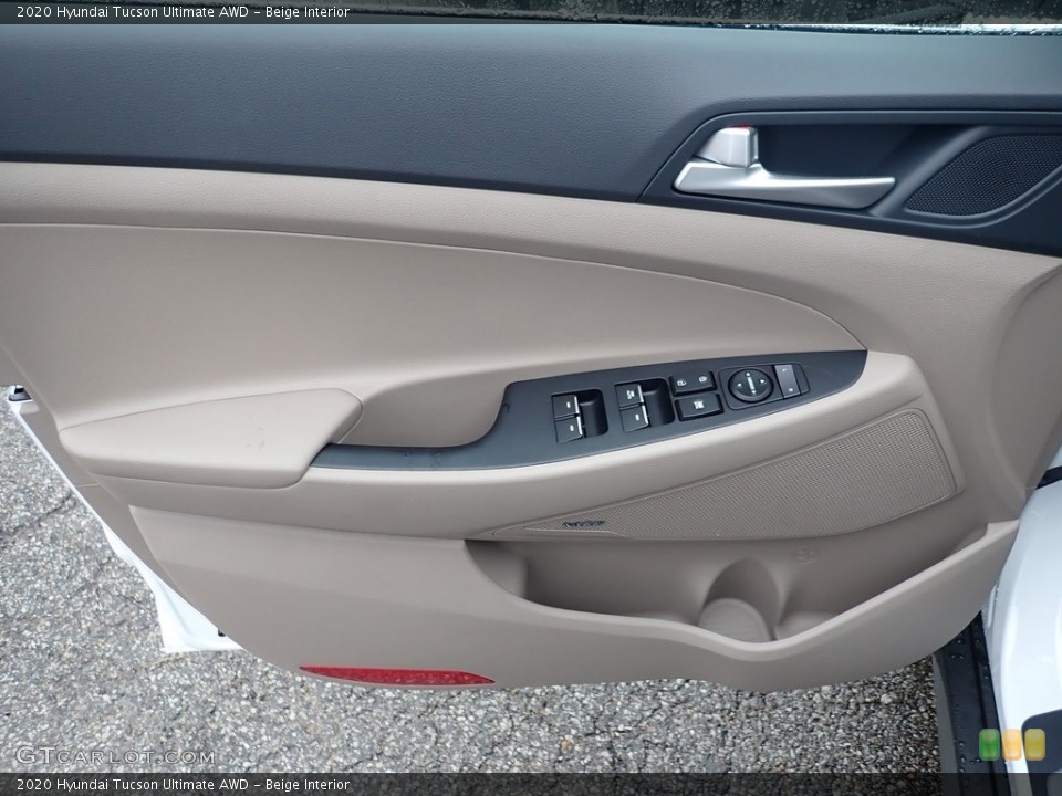 Beige Interior Door Panel for the 2020 Hyundai Tucson Ultimate AWD #137132789