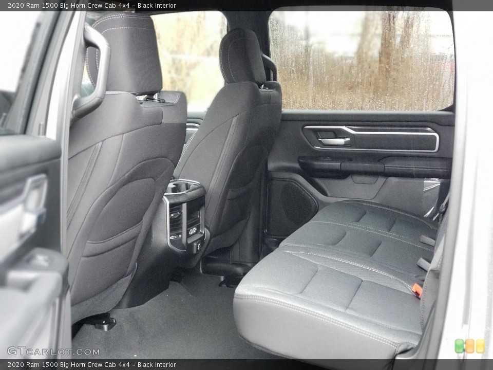 Black Interior Rear Seat for the 2020 Ram 1500 Big Horn Crew Cab 4x4 #137133590