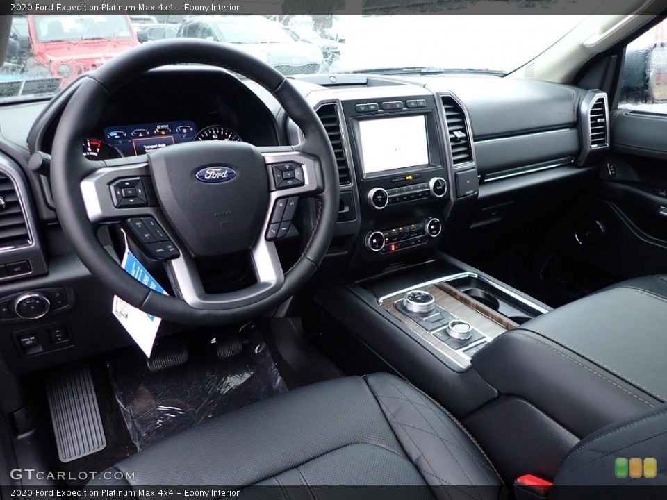 Ebony Interior Front Seat for the 2020 Ford Expedition Platinum Max 4x4 #137140829