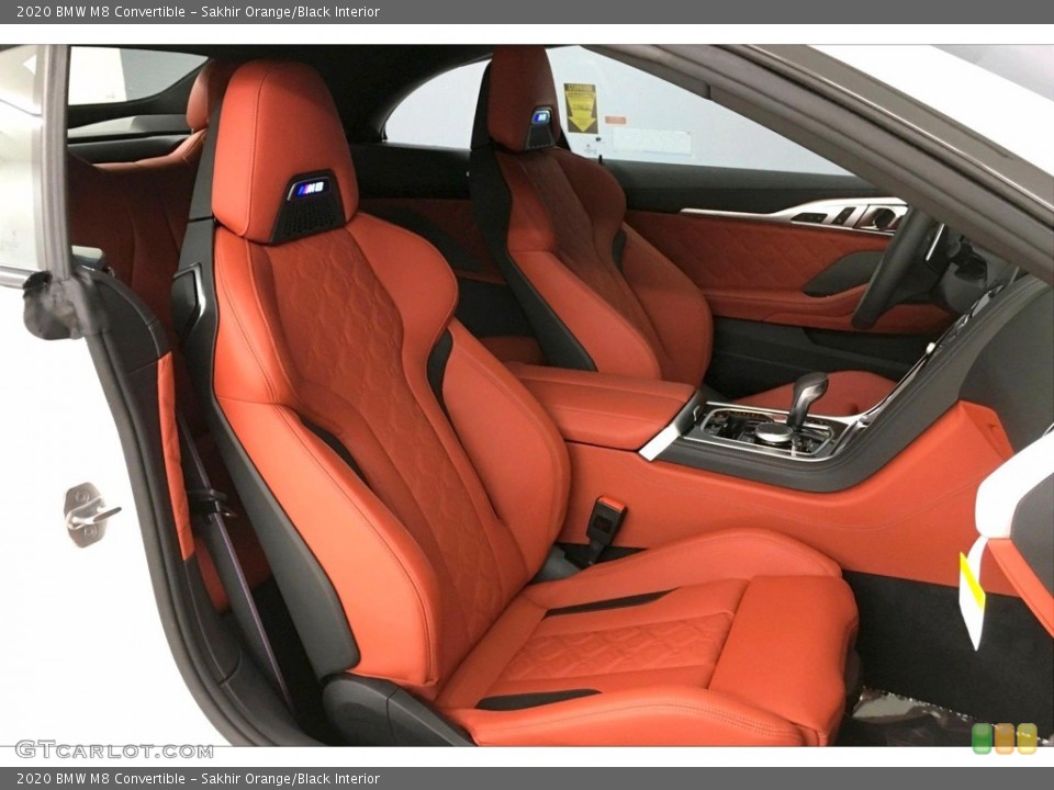 Sakhir Orange/Black 2020 BMW M8 Interiors