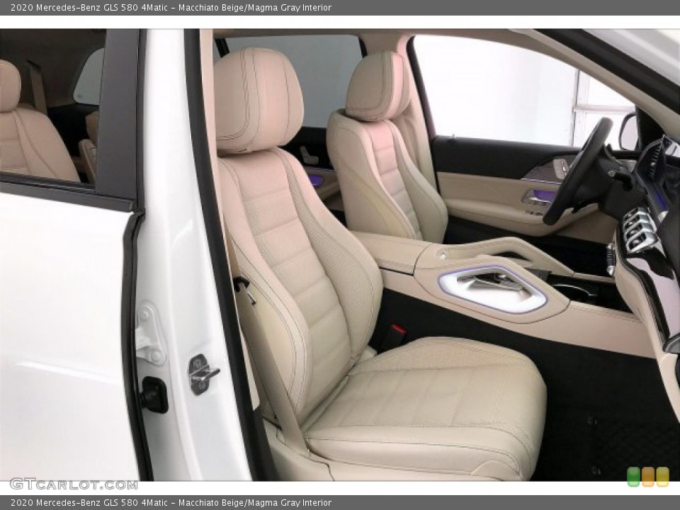 Macchiato Beige/Magma Gray Interior Front Seat for the 2020 Mercedes-Benz GLS 580 4Matic #137144193