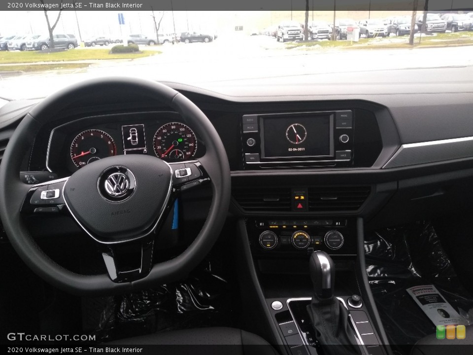 Titan Black Interior Dashboard for the 2020 Volkswagen Jetta SE #137161153