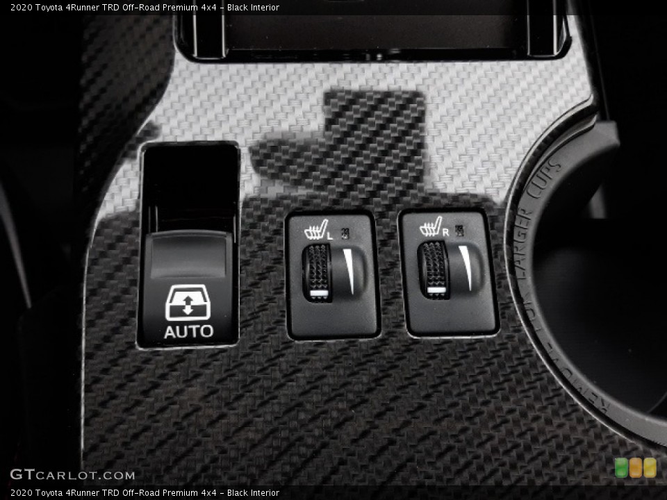 Black Interior Controls for the 2020 Toyota 4Runner TRD Off-Road Premium 4x4 #137161471