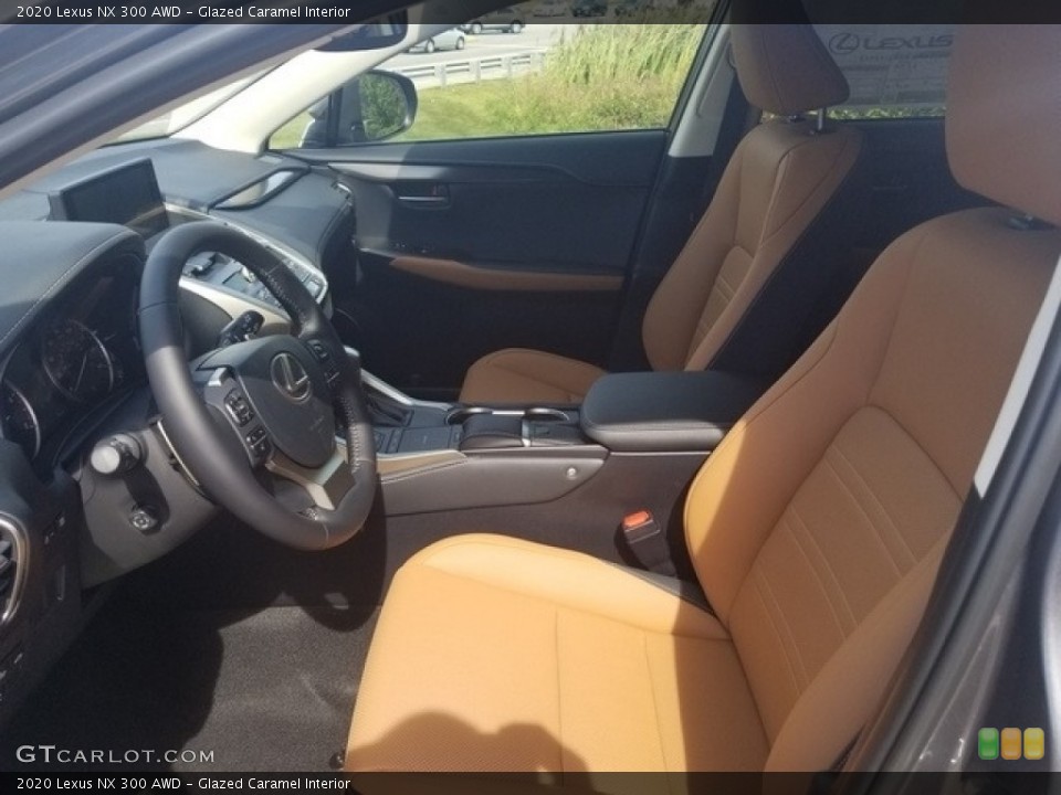 Glazed Caramel Interior Front Seat for the 2020 Lexus NX 300 AWD #137165563