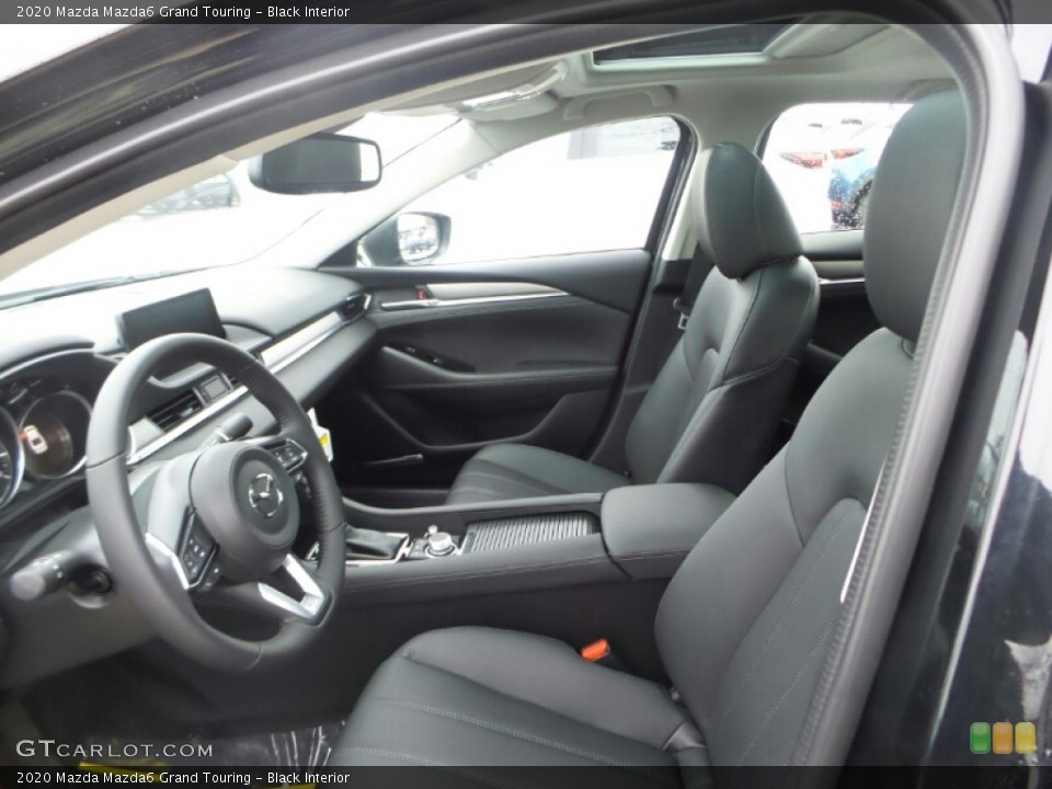 Black Interior Front Seat for the 2020 Mazda Mazda6 Grand Touring #137165737