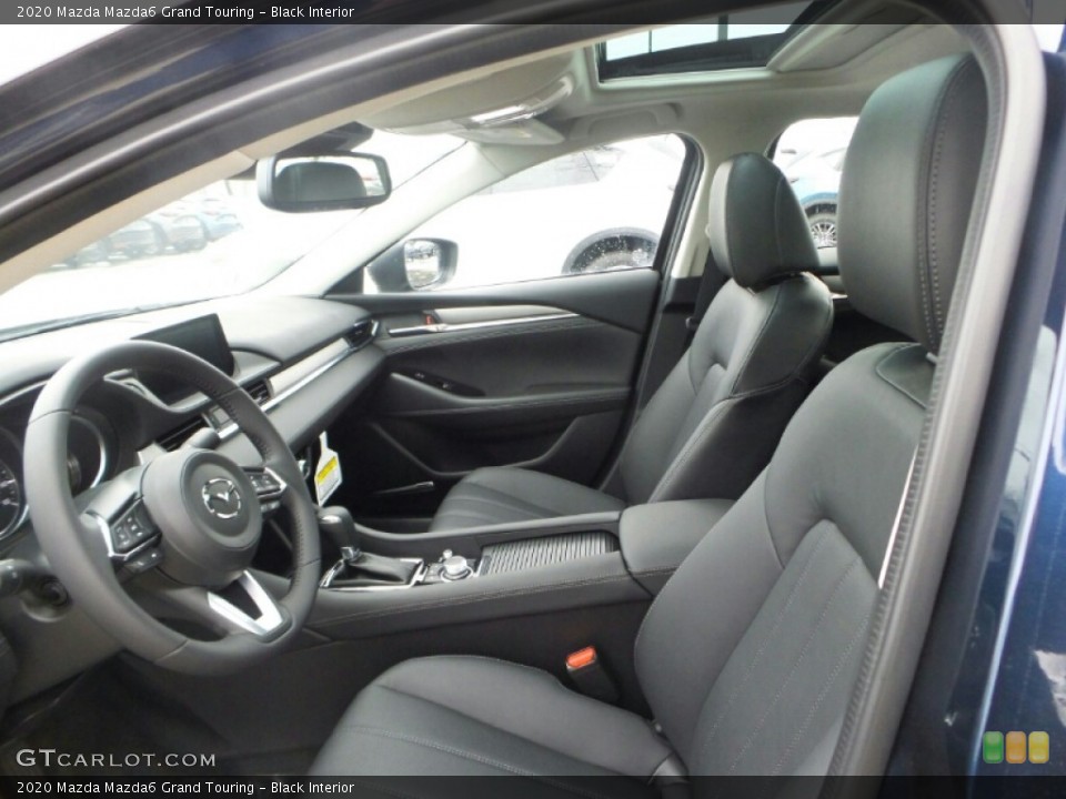 Black Interior Front Seat for the 2020 Mazda Mazda6 Grand Touring #137165995