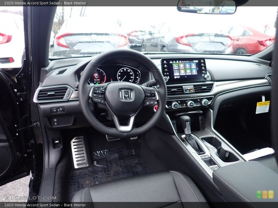 Black Interior Dashboard for the 2020 Honda Accord Sport Sedan #137170531