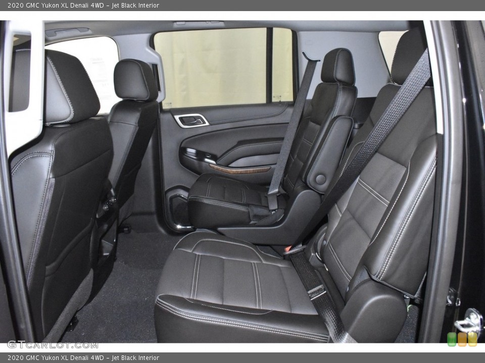 Jet Black Interior Rear Seat for the 2020 GMC Yukon XL Denali 4WD #137172625