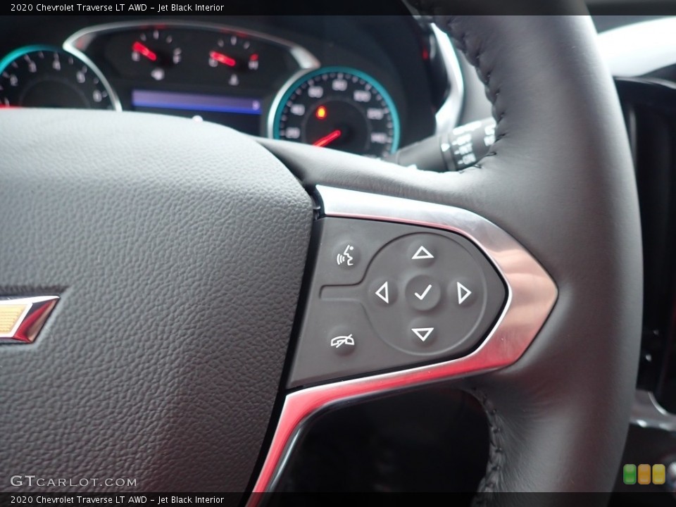 Jet Black Interior Steering Wheel for the 2020 Chevrolet Traverse LT AWD #137172664