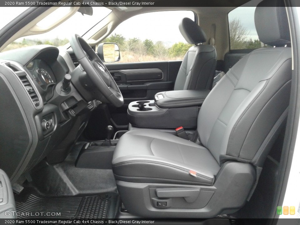 Black/Diesel Gray Interior Photo for the 2020 Ram 5500 Tradesman Regular Cab 4x4 Chassis #137176135
