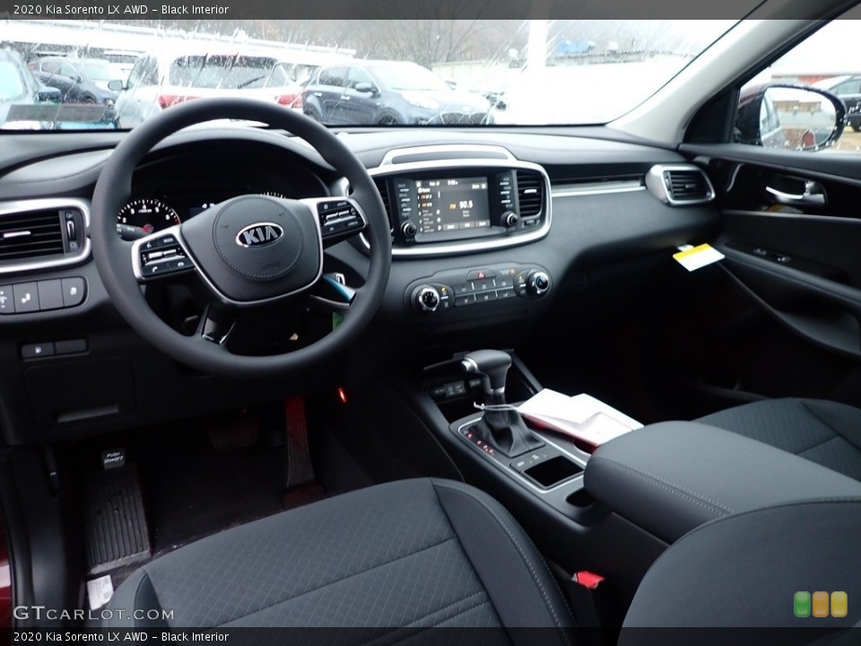 Black Interior Photo for the 2020 Kia Sorento LX AWD #137176630