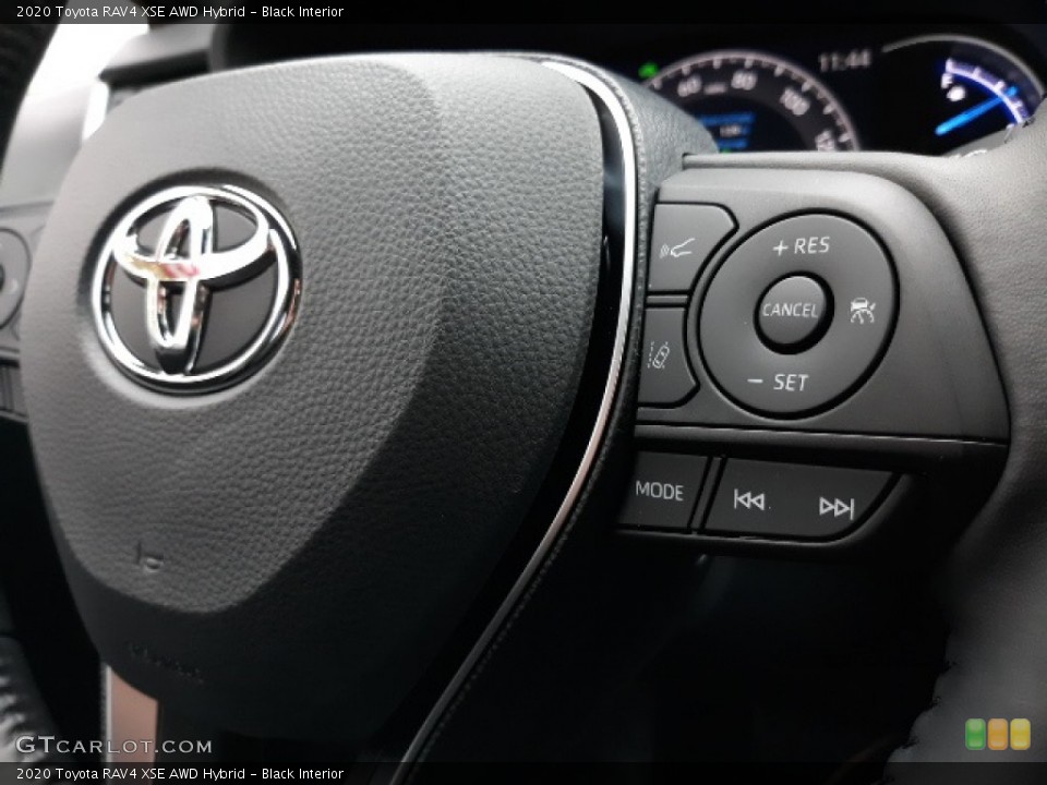 Black Interior Steering Wheel for the 2020 Toyota RAV4 XSE AWD Hybrid #137177143