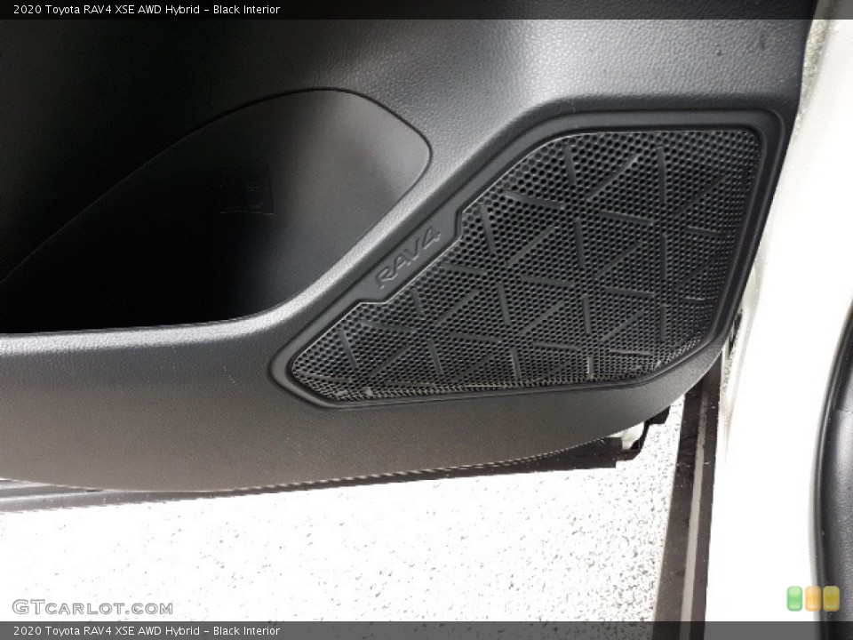 Black Interior Audio System for the 2020 Toyota RAV4 XSE AWD Hybrid #137177221