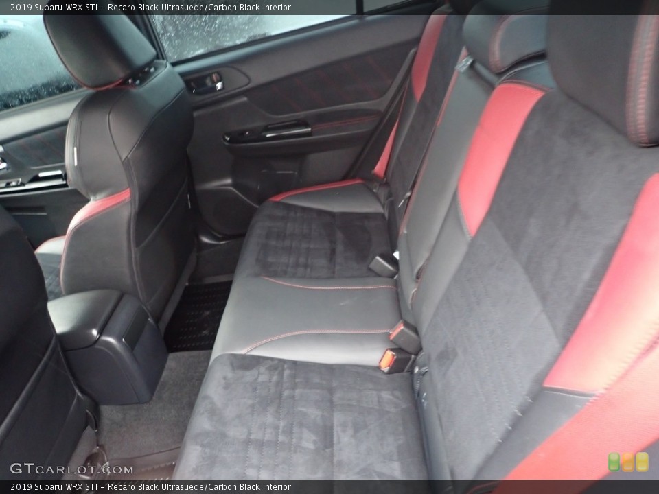 Recaro Black Ultrasuede/Carbon Black Interior Rear Seat for the 2019 Subaru WRX STI #137180514